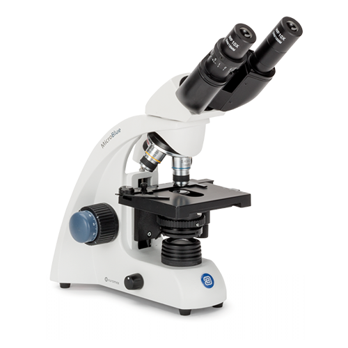 Binokularni mikroskop MicroBlue sa ahromatskim objektivima i LED osvetljenjem