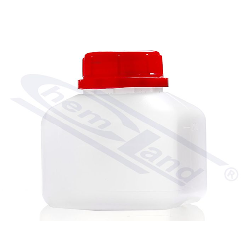 Kvadratna boca, HDPE, 250 ml, GL45, samostalni čep, prozirna, CHEMLAND