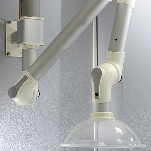 Zidni aspiracioni krak sa providnom kupolom – precizno odvođenje gasova CENA NA UPIT