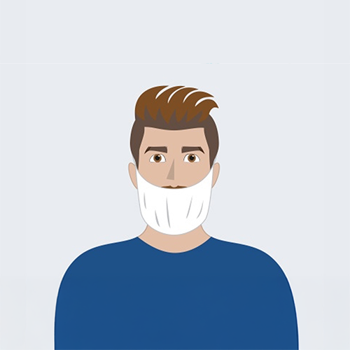 ŠTITNIK ZA BRADU 14 GR/MQ pakovanje 100/1