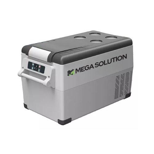 Transportni frižider SA DRŠKOM 52L sa punjačem za auto, model CR-55F, MEGA SOLUTION
