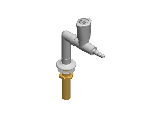 Jednoručni vakuum‑ventil sa bočnim izlazom – vertikalna montaža za pouzdano i precizno upravljanje laboratorijskim vakuumom CENA NA UPIT