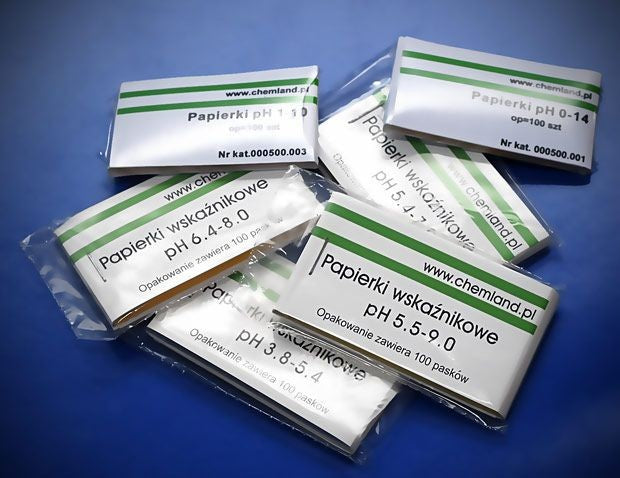 pH Test Papir, Opseg 1–14 pH, 100 listova/pak, CHEMLAND