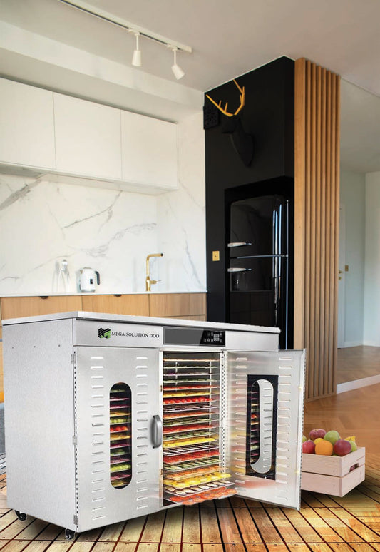 Elektronska sušara (dehidrator) za šljivu i ostalo voće, povrće i začinsko bilje model ms150s zapremina: do 150kg